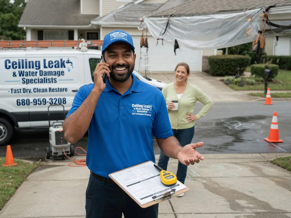 Ceiling Leak Cleanup Kimberling City, MO FAQs